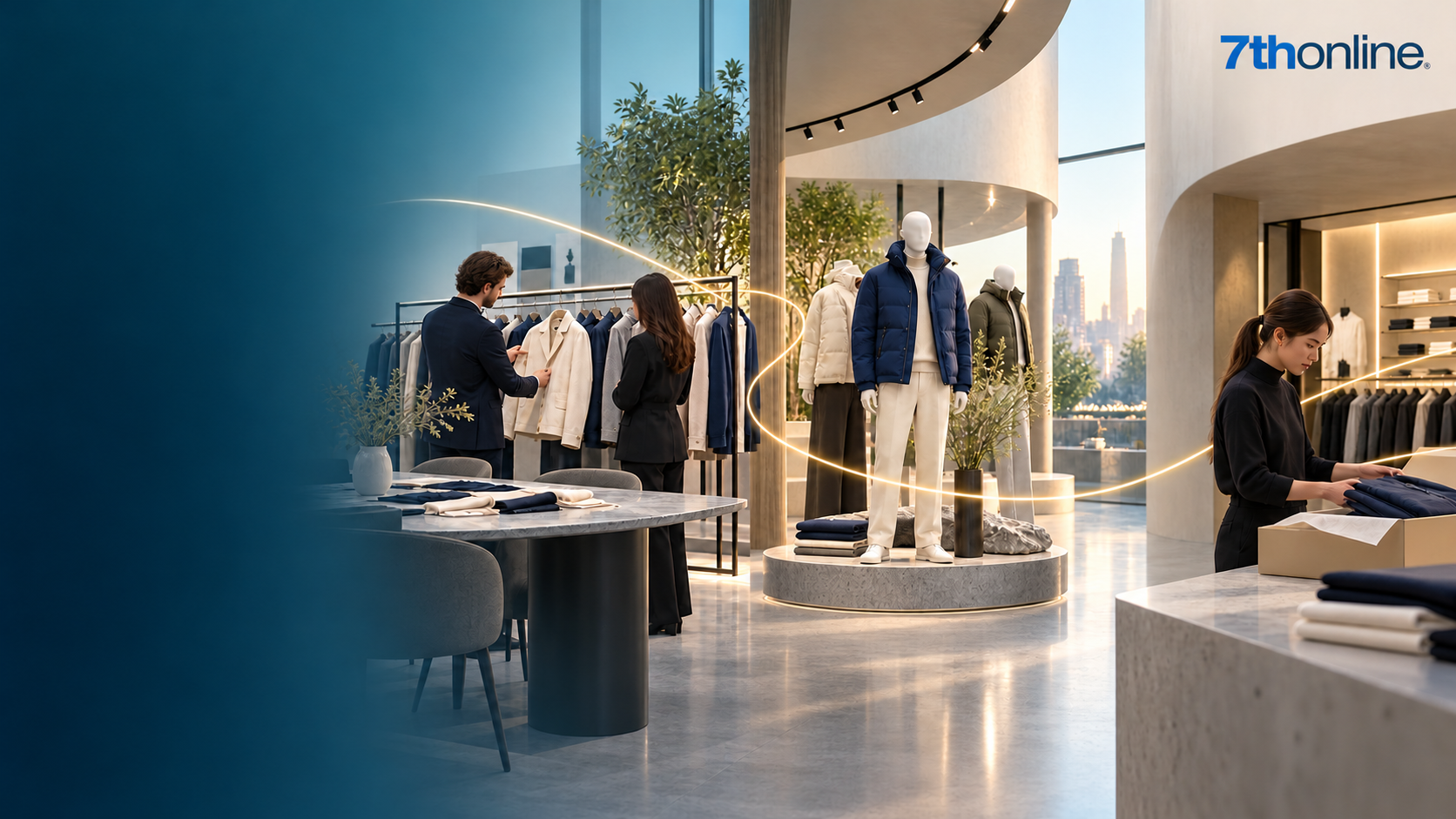 End-to-end multi-channel merchandise management across wholesale, stores, and e-commerce