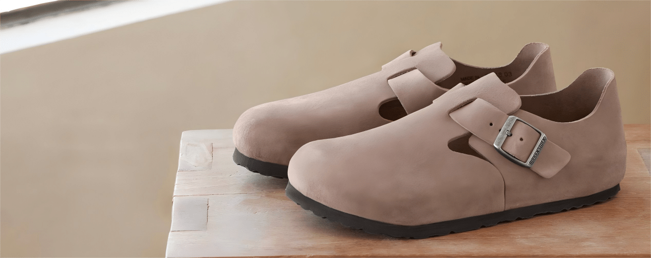 BIRKENSTOCK footwear and signature footbed design